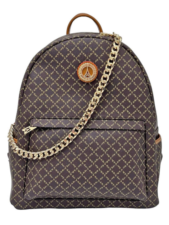 La tour Eiffel Women's Bag Backpack Brown