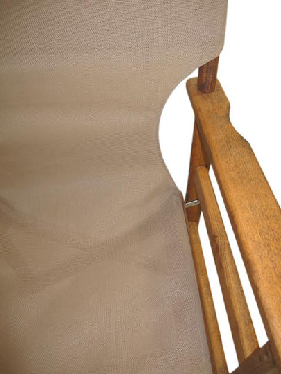 Scaun de regizor Lemn Naxos Mocha 60x51x86cm