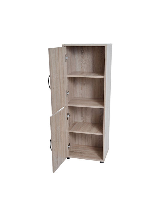 Sideboard Wooden Natural Color 40x30x112cm