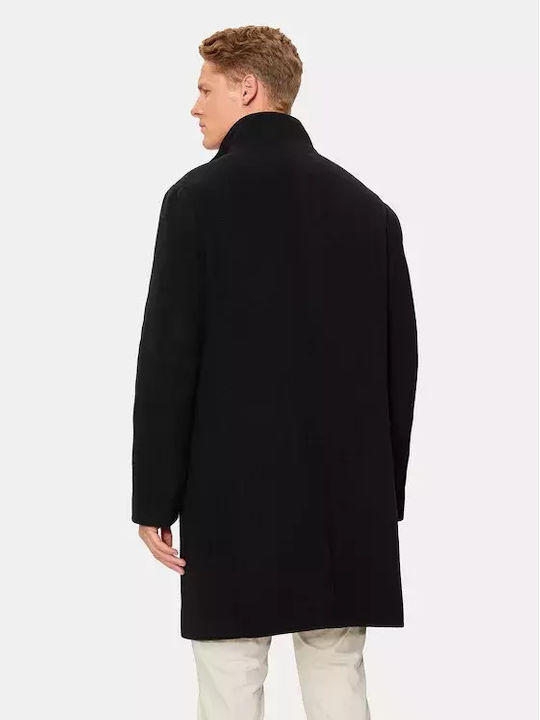 Herren Mantel Black