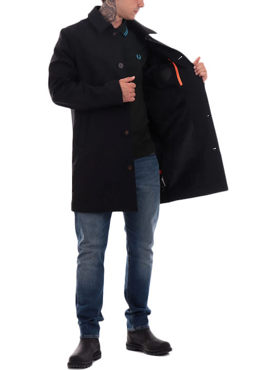 Мъжко палто Black