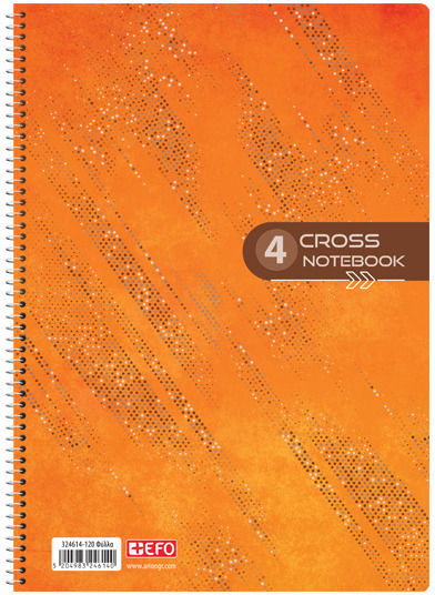 Τετράδιο Ριγέ Α4 4 Θεμάτων Notebook Φούξια
