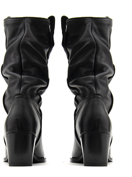 Leather Women's Boots Black