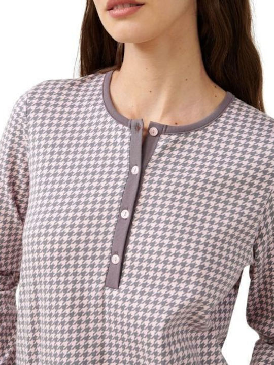 Vamp Houndstooth Комплект пижами за бременни & кърмачки Houndstooth
