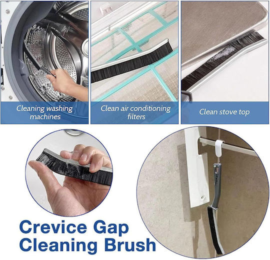 2 Pieces Multifunctional Cleaning Brushes for Dead Spots Suitable for Gaps Around Sinks, Bathroom Basins, Toilet Lids, Joints