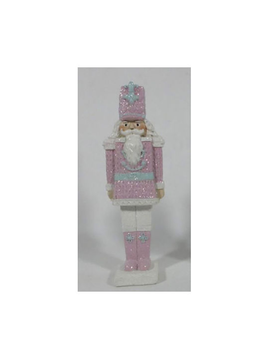 Iliadis Weihnachts-Nussknacker Rosa aus Polyresin Höhe 20cm.