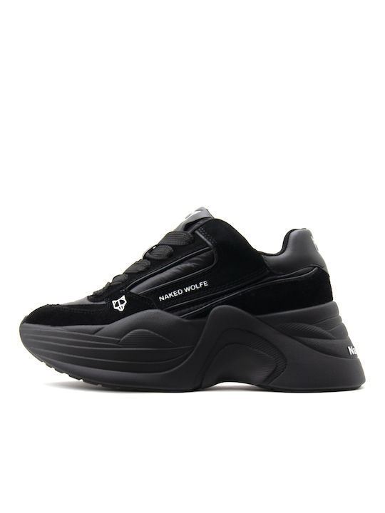 Naked Wolfe Chunky Sneakers BLACK