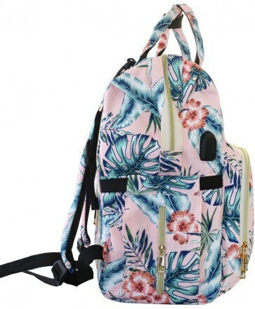 ecarla Wickeltasche-Wickelrucksack Rosa