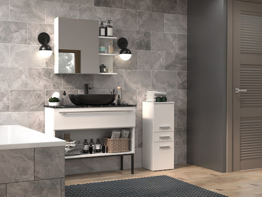 Nel V Dds White Bathroom Column