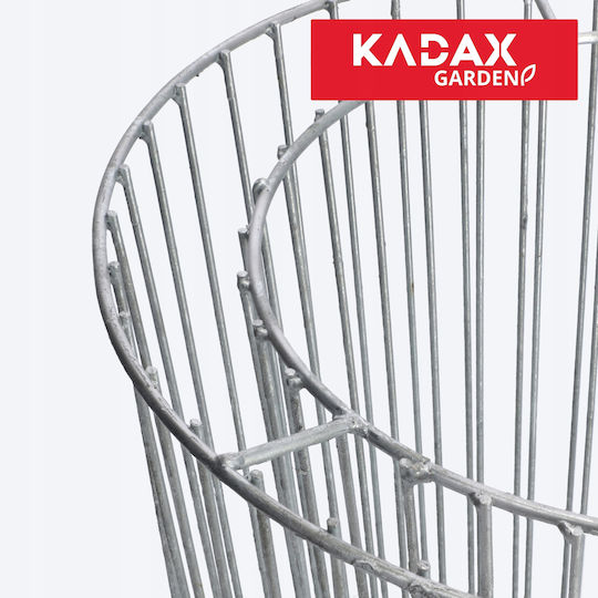 Галванизиран стоманен градински габионен сандък Kadax 36см