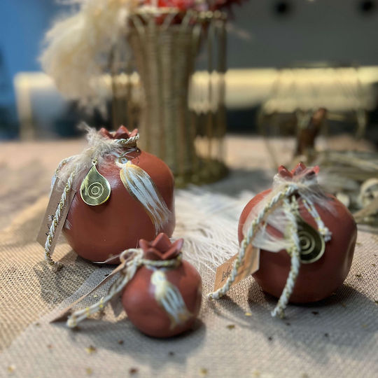 LiebeQueen Pomegranate Ceramic New Year's Lucky Charm LiebeQueen Pomegranate Ceramic New Year's Lucky Charm