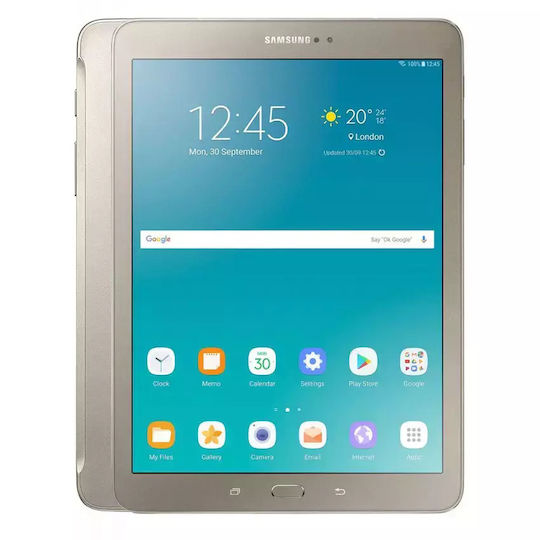 Samsung Galaxy Tab S2 9.7" Refurbished Tablet cu Wi-Fi + 4G-LTE (3GB/32GB) Grad Traducere în limba română a numelui specificației pentru un site de comerț electronic: Auriu