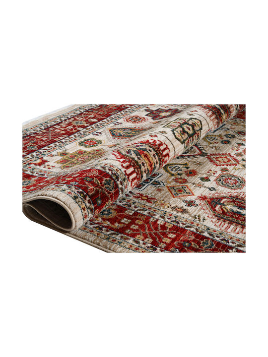 Polcarpet Οriental Kazak 695 Modern Bedroom Rugs Set Bone Bordo orientalkazak695beigebedset 3pcs