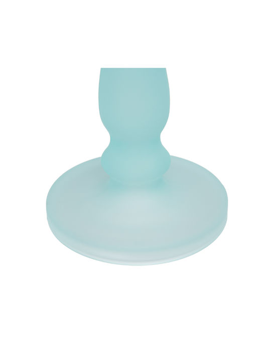 Artekko Kerzenhalter-Set Glas in Blau Farbe 13x13x35.5cm 2Stück