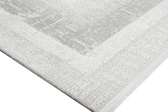 Килим Platinum 7747 Бял Сив 200x290 Polcarpet