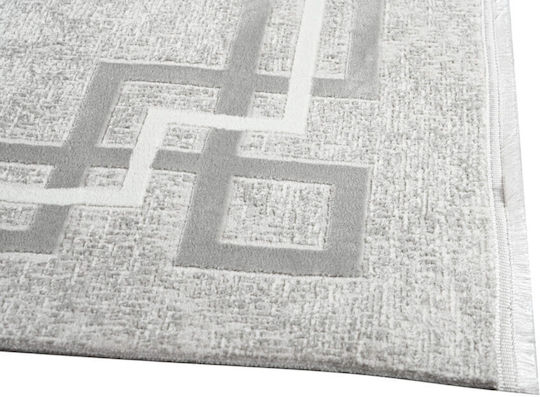 Covor Platinum 6503 Alb Gri 200x290 Polcarpet