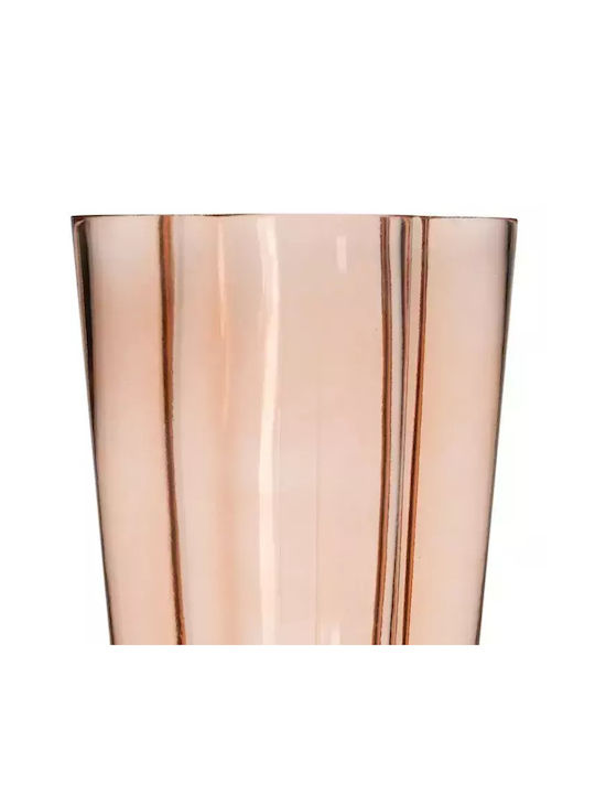 Ixia Regal Διακοσμητικό Βάζο Γυάλινο Καφέ 15x15xΥ30cm
