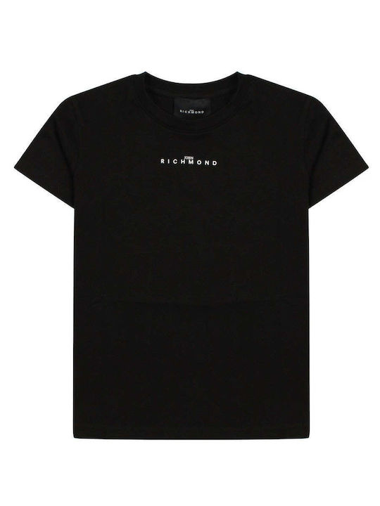 John Richmond Kinder-T-Shirt Schwarz