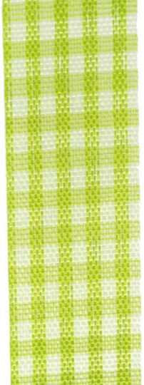 Ntampoudis material textil Panglică Carou cu lățime 15mm