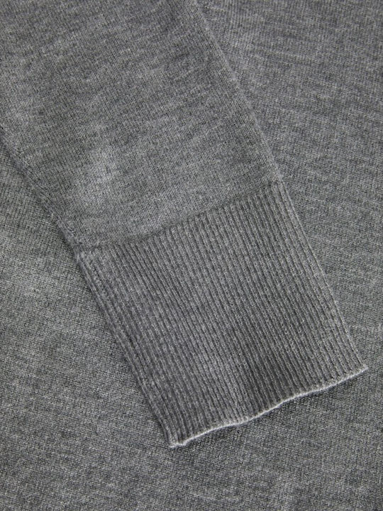Women's Long Sleeve Sweater Medium Grey Melange