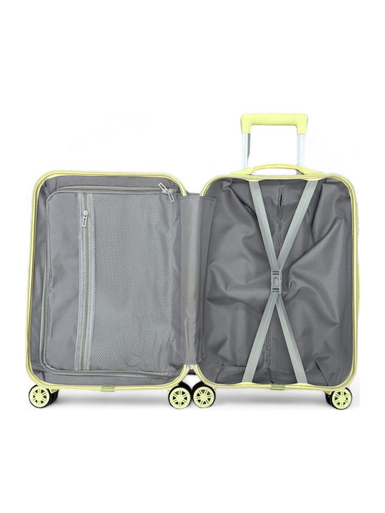 Olia Home Cabin Travel Suitcase Hard Yellow Banana with 4 Wheels Height 55cm RTPP510