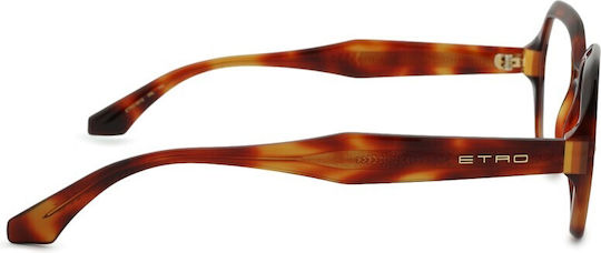 Etro Damen Acetat Brillengestelle Braun 0012 05L