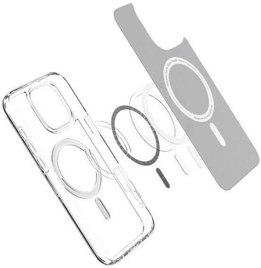 Spigen Ultra Hybrid MagFit Back Cover Plastic 1.2mm White (iPhone 16 Pro Max)