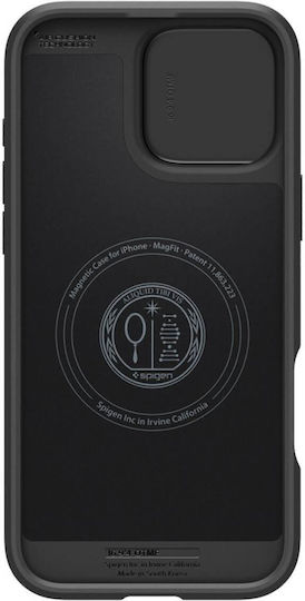 Spigen Optik Armor (MagFit) Umschlag Rückseite Silikon 2mm Schwarz (iPhone 17 Pro Max / iPhone 17 Pro / iPhone 16 Pro Max)