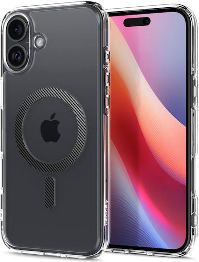 Spigen Ultra Hybrid MagFit Back Cover Plastic 1.2mm Carbon Fiber (iPhone 16)