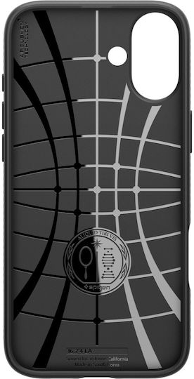 Spigen Liquid Air Задна корица Силикон 0.3мм матово черно (iPhone 16)