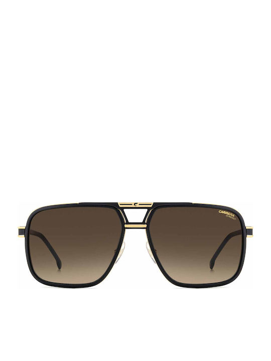 Carrera Men's Sunglasses With Black Frame And Grey Gradient Lens 1071/S I46/86