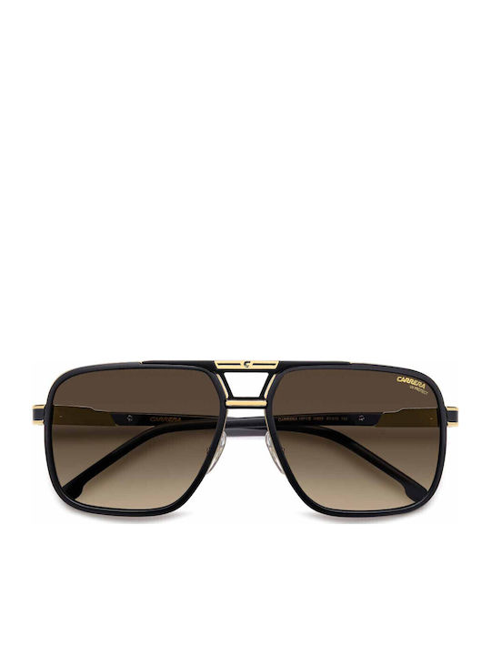 Carrera Men's Sunglasses With Black Frame And Grey Gradient Lens 1071/S I46/86