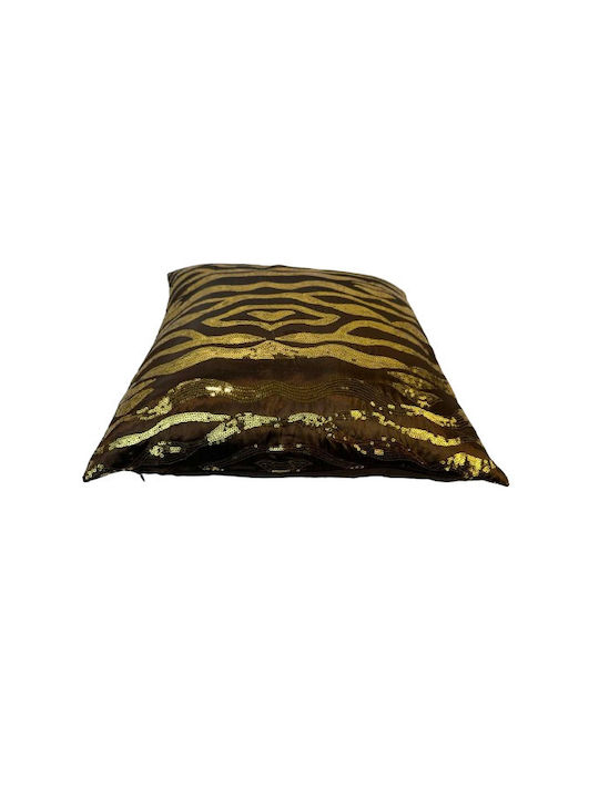 Epiplo-Fos Dekorativer Kissenbezug Orient Golden 43x43cm.