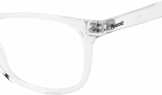 Polaroid Transparent Männlich Kunststoff Brillenrahmen PLDD813/T 900