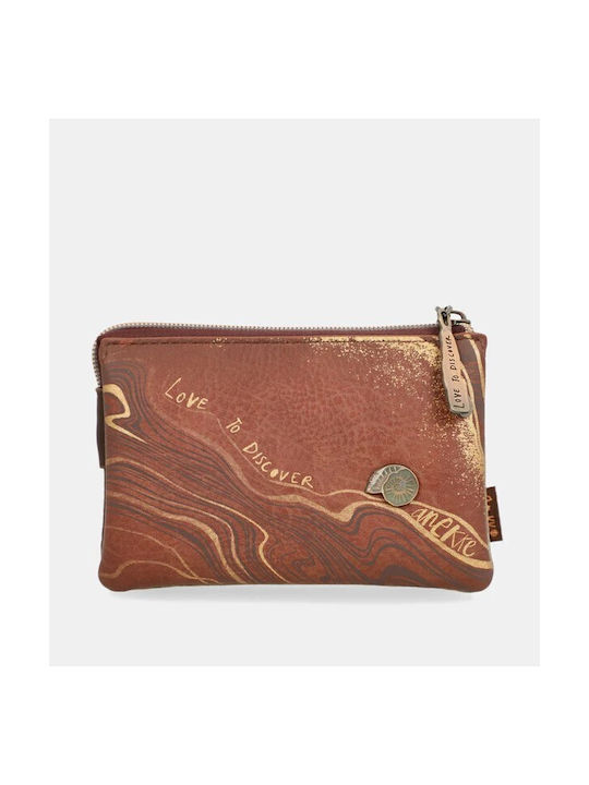 Anekke Large Women's Wallet with RFID Brown