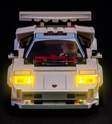 Light My Bricks Light Kit for Lego #76908 Speed Champions Lamborghini Countach 3839
