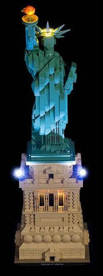 Light My Bricks Light Kit Lego #21042 Statue Liberty 7616