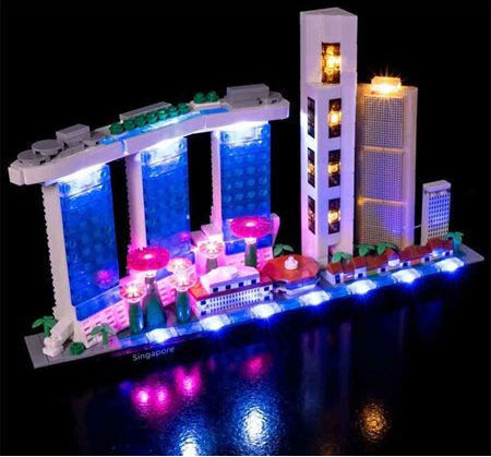 Light My Bricks Light Kit Lego #21057 Singapore 3051
