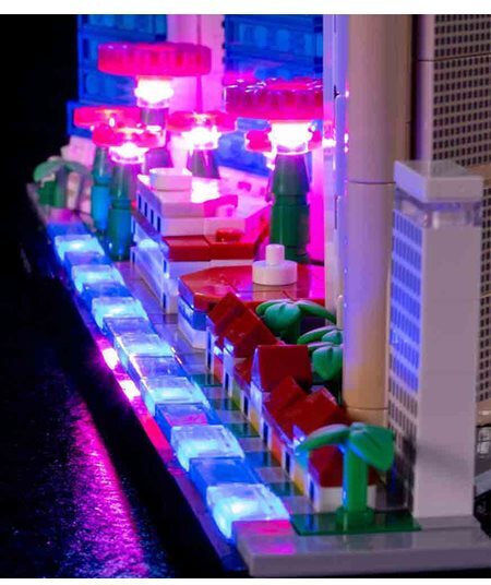 Light My Bricks Light Kit Lego #21057 Singapore 3051