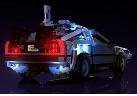 Light My Bricks Light Kit 2.0 Lego Back To Future Time Machine #10300 8248