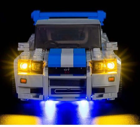 Light My Bricks Light Kit Lego #76917 Speed Champions Nissan Skyline Gt-r R34 3846