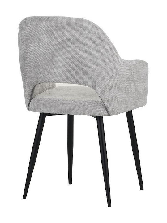 Factols Dining Room Fabric Armchair Light grey 53x61x84cm