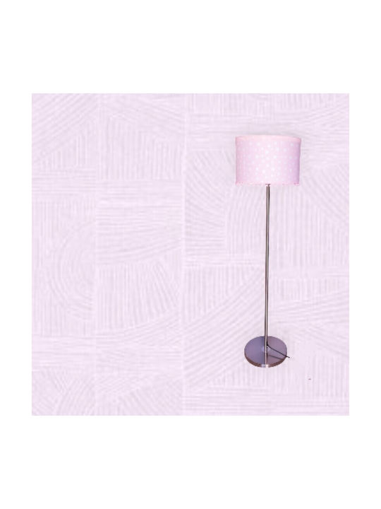 Oxygen Pink Stars Φωτιστικό Δαπέδου Υ165εκ. με Ντουί για Λαμπτήρα E27 Ροζ