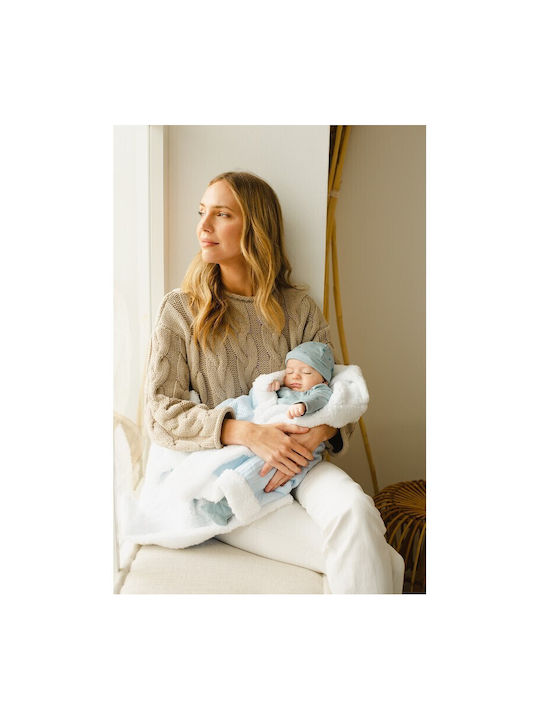 Interbaby Blanket Nursery Swaddling Blankets Beige Beige 80x110cm