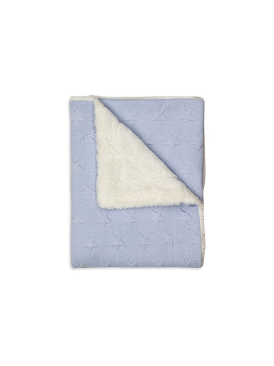 Interbaby Blanket Nursery Swaddling Blankets Universo Blue Blue 80x110cm