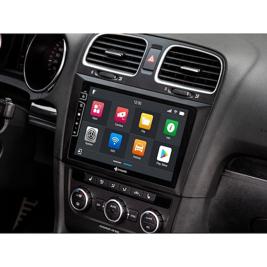 Dynavin Car Audio System for Volkswagen Golf 6 (Bluetooth/USB/WiFi/GPS/Apple-Carplay/Android-Auto) with Touch Screen 9"