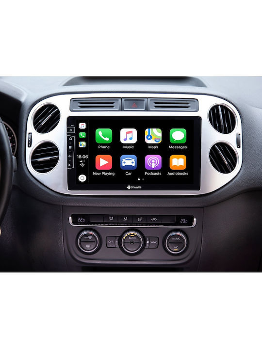 Dynavin Ηχοσύστημα Αυτοκινήτου για Volkswagen Tiguan 2007-2016 (Bluetooth/USB/WiFi/GPS/Apple-Carplay/Android-Auto) με Οθόνη Αφής 9"