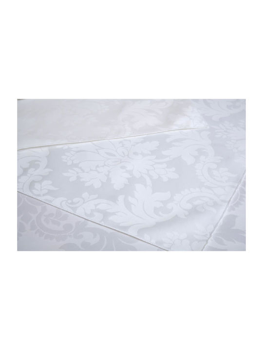 Viopros Tablecloth Stain Resistant Μπέατρις White 140x180cm