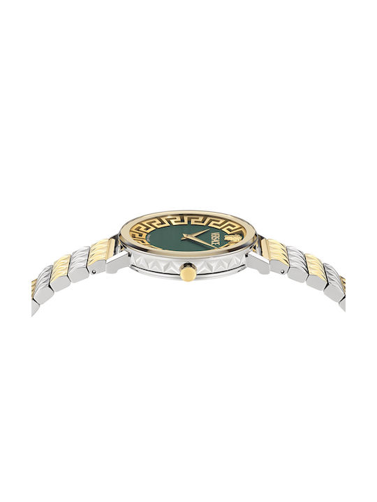 Versace Women's Watch 35mm Battery with Gold Stainless Steel Bracelet