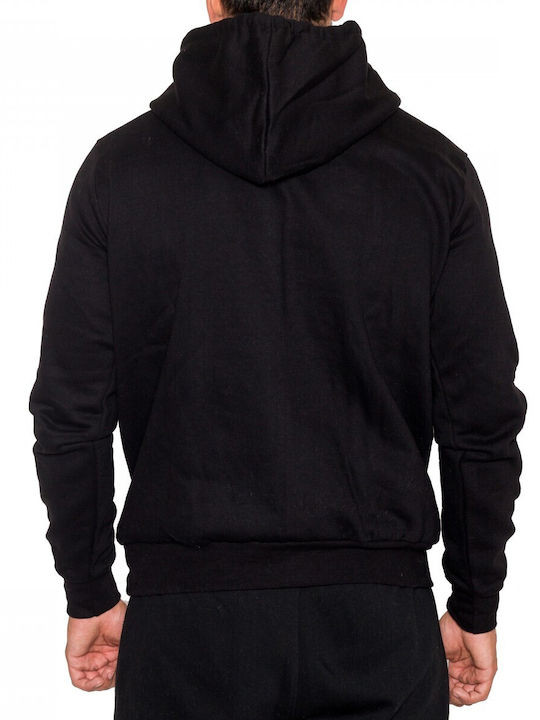 Lonsdale Sweatshirt with Hood Black